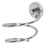 304 Stainless Steel Hair Dryer Rack Keep Tidy Wall Mount Blow Hair Dryer Holder for Bathroom Chrome Plated - Top-Down View