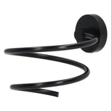 304 Stainless Steel Hair Dryer Rack Keep Tidy Wall Mount Blow Hair Dryer Holder for Bathroom ORB - Close-Up Angle