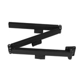 Laundry Drying Rack Retractable 3 Folding Wall Mounted Clothes Drying Rack for Entrance Bedroom Laundry Room Black