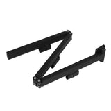 Laundry Drying Rack Retractable 3 Folding Wall Mounted Clothes Drying Rack for Entrance Bedroom Laundry Room Black