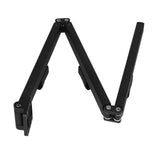 Laundry Drying Rack Retractable 3 Folding Wall Mounted Clothes Drying Rack for Entrance Bedroom Laundry Room Black