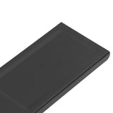 Wall Mount Toilet Paper Holder 2 Use Hotel Bathroom Tissue Waterproof with Storage Shelf Black