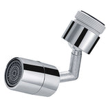 Plastic Faucet Extender 360 Degree Universal Rotating Splashing Proof Tap Aerator for Kitchen Bathroom - Front View