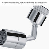 Plastic Faucet Extender 360 Degree Universal Rotating Splashing Proof Tap Aerator for Kitchen Bathroom - Extra Image