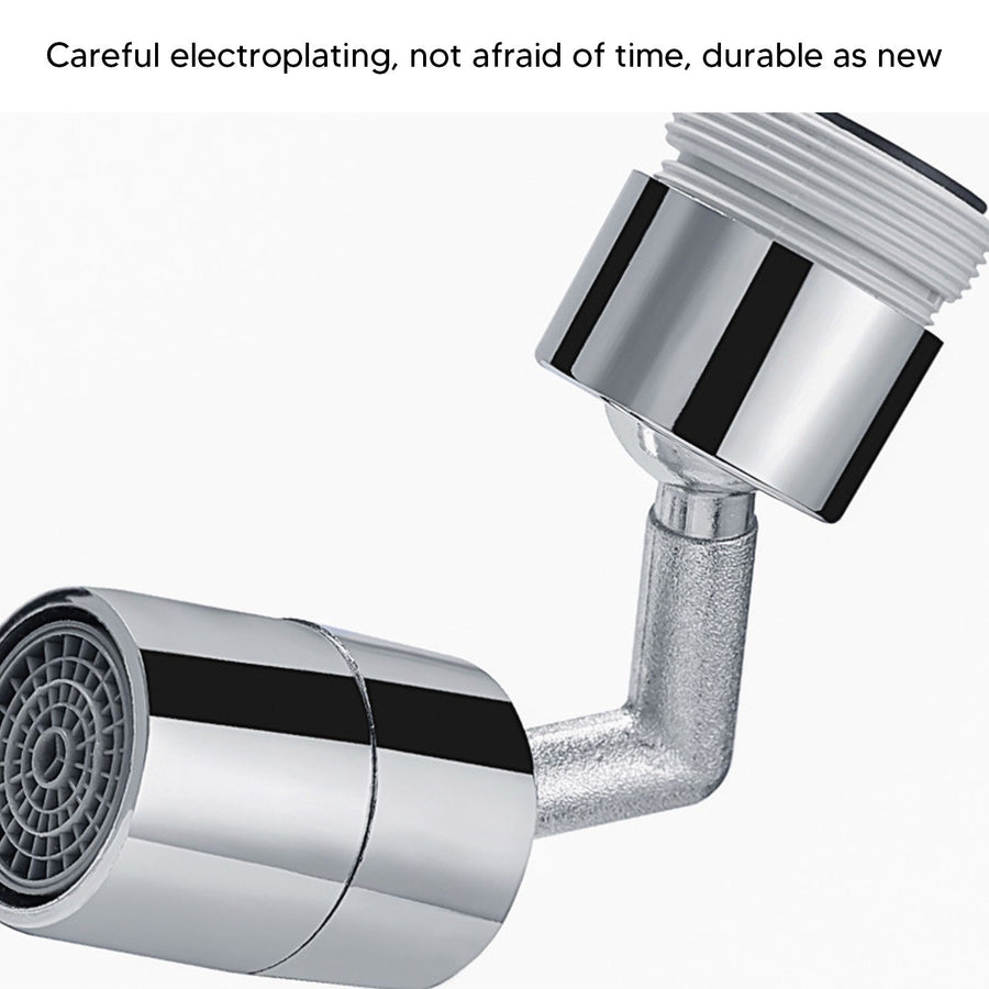Plastic Faucet Extender 360 Degree Universal Rotating Splashing Proof Tap Aerator for Kitchen Bathroom