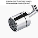 Plastic Faucet Extender 360 Degree Universal Rotating Splashing Proof Tap Aerator for Kitchen Bathroom