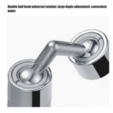 Universal 360 Degree Swivel Faucet Extender All Copper Anti Splash Faucet Aerator for Kitchen - Front View