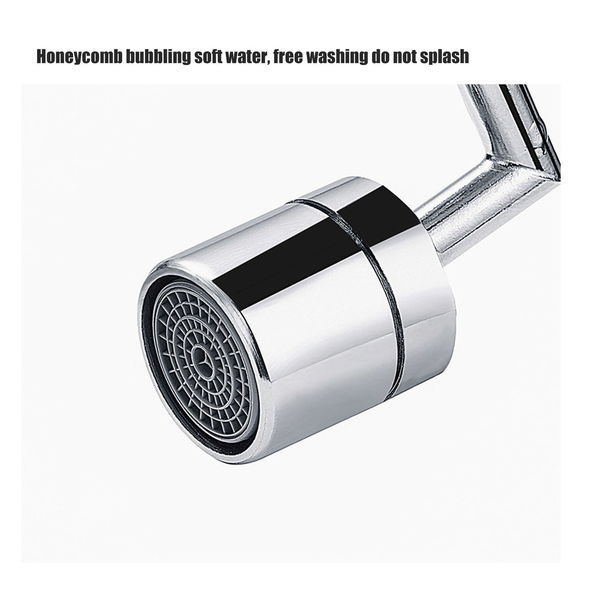 Universal 360 Degree Swivel Faucet Extender All Copper Anti Splash Faucet Aerator for Kitchen