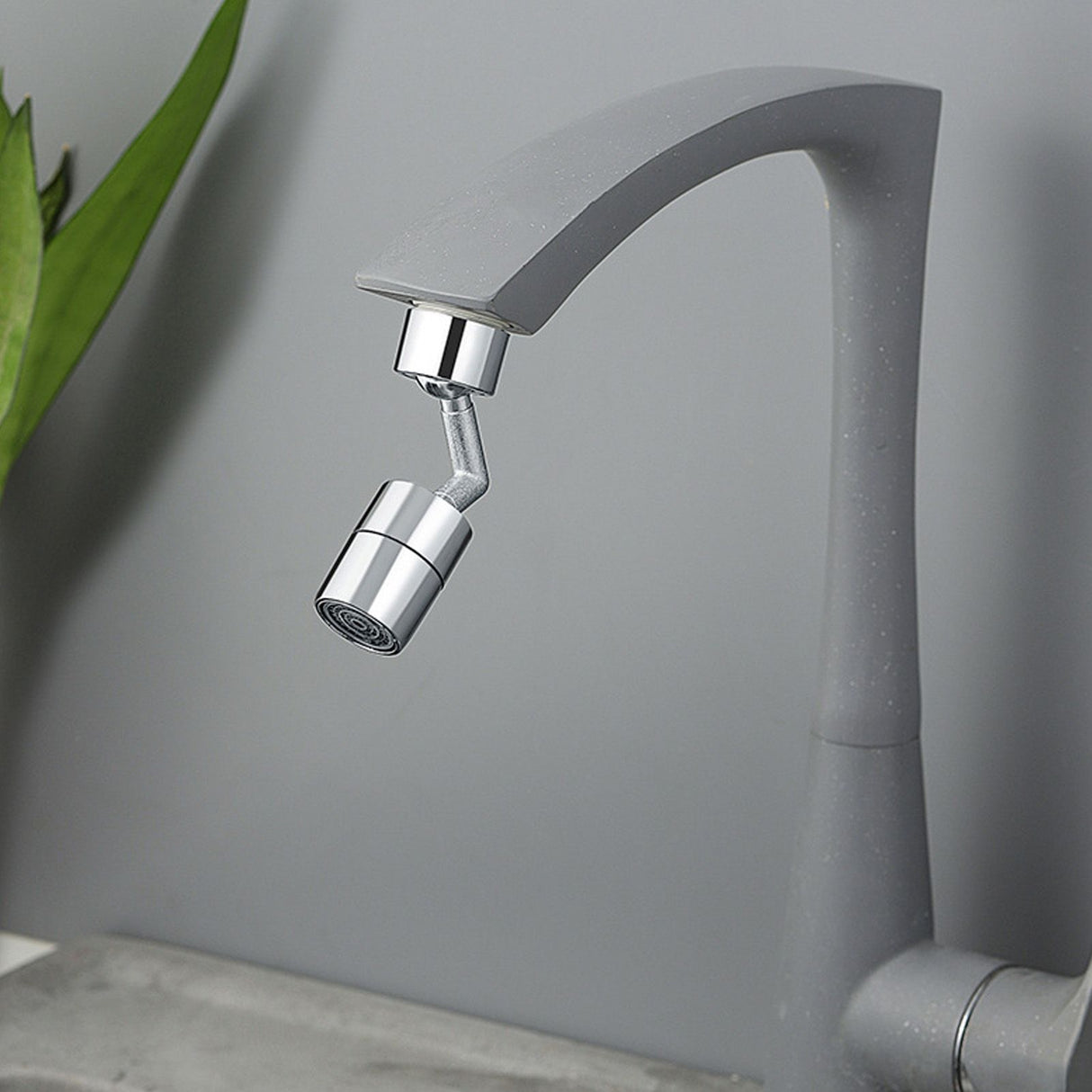 Universal 360 Degree Swivel Faucet Extender All Copper Anti Splash Faucet Aerator for Kitchen