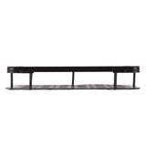 Shower Caddy Single Tier Durable Aluminium Rustproof Sticker Installation Shower Shelf for Bathroom Bedroom Kitchen Black