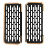 Shower Caddy Double Layer Rectangle Shape Space Saving Aluminum Punching Free Installation Bathroom Supplies for Home Black Gold
