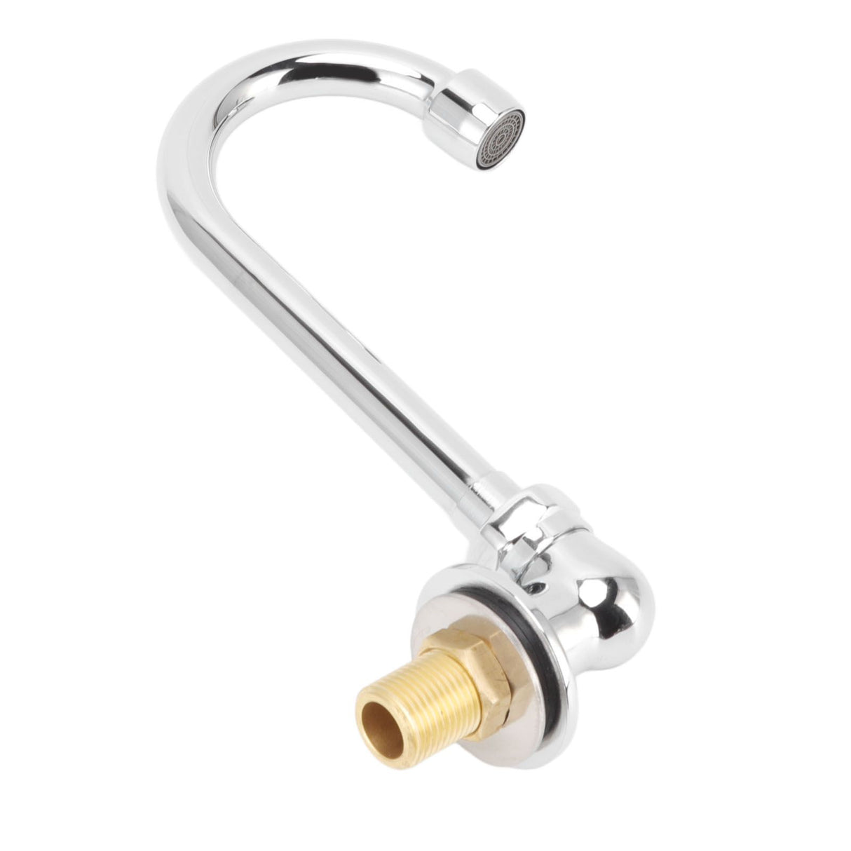 Foot Pedal Faucet Stainless Steel G1/2 Thread Wall Mounted Knee Valve Basin Tap for Hospital Railway Station Factory