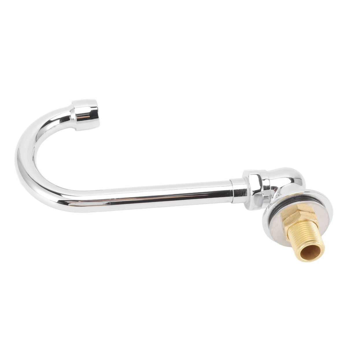 Foot Pedal Faucet Stainless Steel G1/2 Thread Wall Mounted Knee Valve Basin Tap for Hospital Railway Station Factory