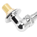 Foot Pedal Faucet Stainless Steel G1/2 Thread Wall Mounted Knee Valve Basin Tap for Hospital Railway Station Factory - Extra Image