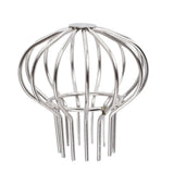 Outdoor Roof Drain Stainless Steel Anti Blocking Round Line Cap Floor Drain Gutter Cleaning Floor Net for Balcony Terrace 75 - Top-Down View