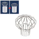 Outdoor Roof Drain Stainless Steel Anti Blocking Round Line Cap Floor Drain Gutter Cleaning Floor Net for Balcony Terrace 75 - Extra Image
