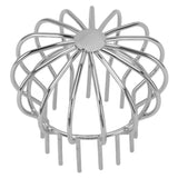 Outdoor Roof Drain Stainless Steel Anti Blocking Round Line Cap Floor Drain Gutter Cleaning Floor Net for Balcony Terrace 110 - Top-Down View