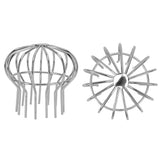 Outdoor Roof Drain Stainless Steel Anti Blocking Round Line Cap Floor Drain Gutter Cleaning Floor Net for Balcony Terrace 110 - Extra Image