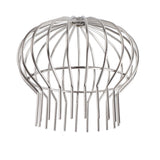 Outdoor Roof Drain Stainless Steel Anti Blocking Round Line Cap Floor Drain Gutter Cleaning Floor Net for Balcony Terrace 160 - Front View
