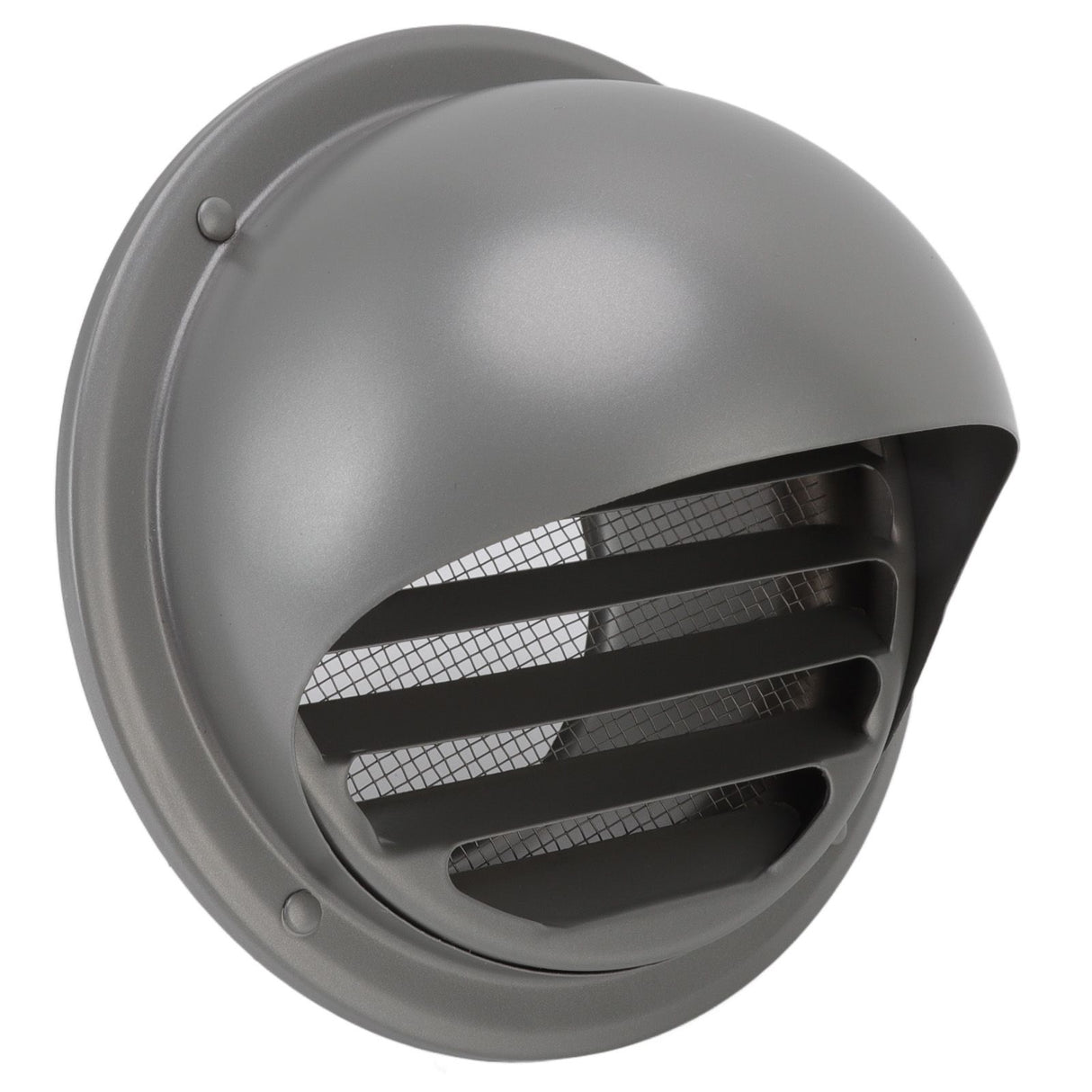 Stainless Steel Round Air Vent Louvered Cover Waterproof Windproof External Wall Vent Outlet for Ventilation System