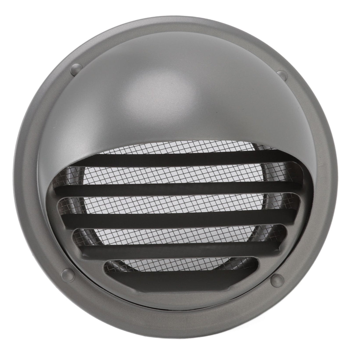 Stainless Steel Round Air Vent Louvered Cover Waterproof Windproof External Wall Vent Outlet for Ventilation System