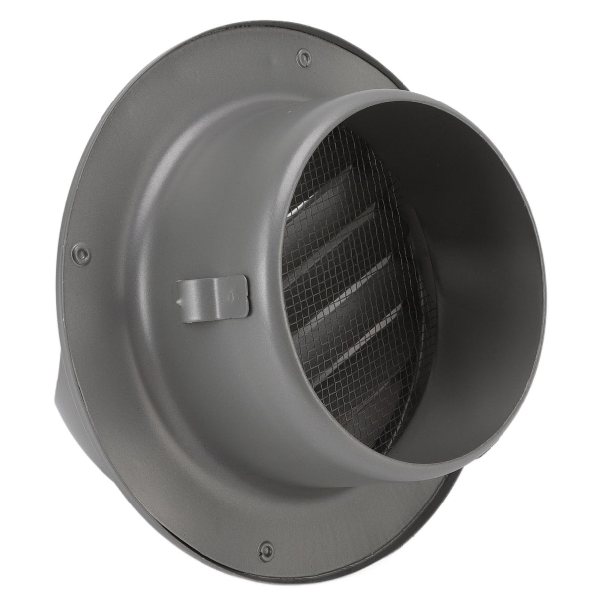 Stainless Steel Round Air Vent Louvered Cover Waterproof Windproof External Wall Vent Outlet for Ventilation System