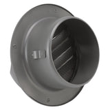 Stainless Steel Round Air Vent Louvered Cover Waterproof Windproof External Wall Vent Outlet for Ventilation System
