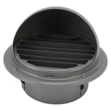 Stainless Steel Round Air Vent Louvered Cover Waterproof Windproof External Wall Vent Outlet for Ventilation System