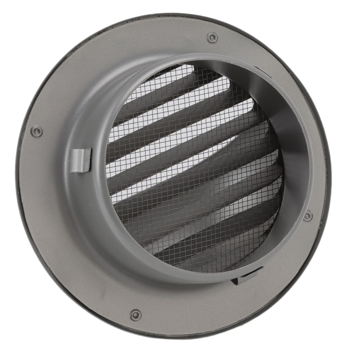 Stainless Steel Round Air Vent Louvered Cover Waterproof Windproof External Wall Vent Outlet for Ventilation System