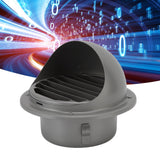 Stainless Steel Round Air Vent Louvered Cover Waterproof Windproof External Wall Vent Outlet for Ventilation System