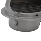 Stainless Steel Round Air Vent Louvered Cover Waterproof Windproof External Wall Vent Outlet for Ventilation System - Extra Image