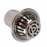 Roof Floor Drain Stainless Steel Non Blocking Balcony Outdoor Rain Bucket Drainage Parts Round 5in - 45-Degree Angle