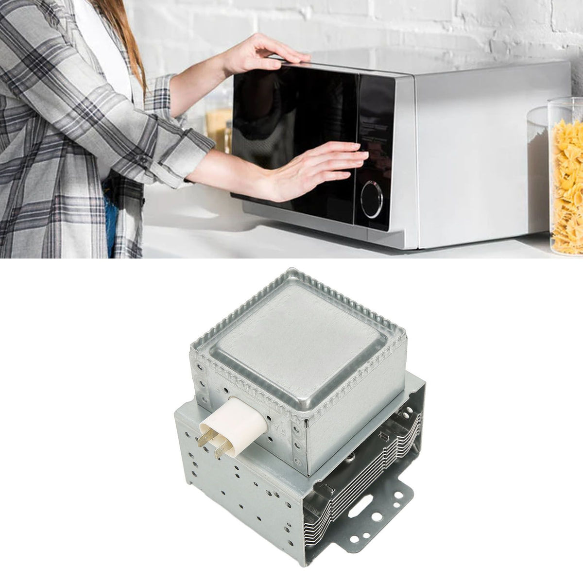 Stainless Steel Microwave Oven Magnetron Replacement Part for LG Microwave Oven 2M246 01TAG