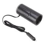 Black Portable Car Heater Quick Heating Automatic Overheat Protection Car Windshield Defroster 150W 24V