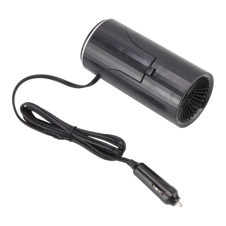 Black Portable Car Heater Quick Heating Automatic Overheat Protection Car Windshield Defroster 150W 24V