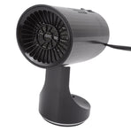 Black Portable Car Heater Quick Heating Automatic Overheat Protection Car Windshield Defroster 150W 24V