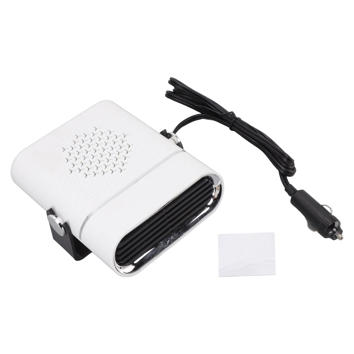 Car Heater Portable Fast Heating 360 Degree Rotation Car Heater Windscreen Defroster Defogger 12V White