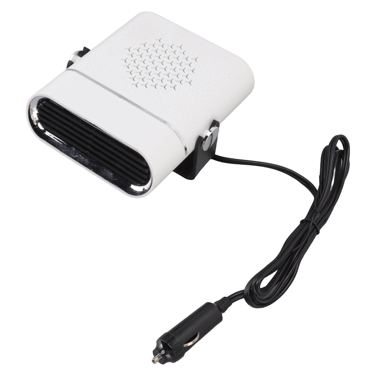 Car Heater Portable Fast Heating 360 Degree Rotation Car Heater Windscreen Defroster Defogger 12V White