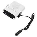 Car Heater Portable Fast Heating 360 Degree Rotation Car Heater Windscreen Defroster Defogger 12V White