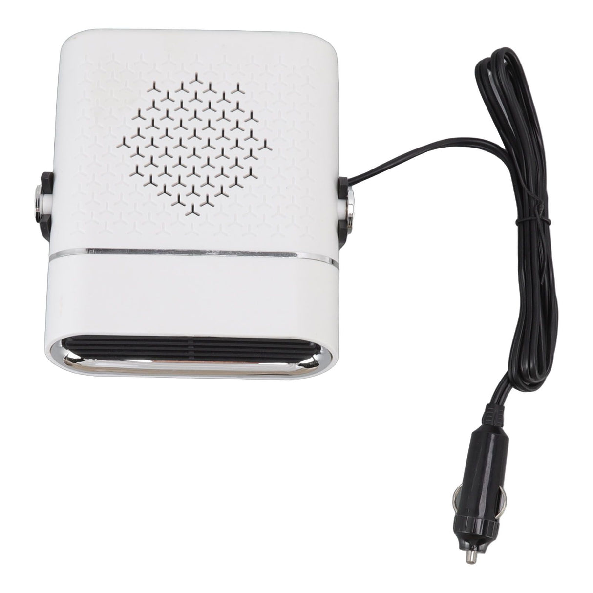Car Heater Portable Fast Heating 360 Degree Rotation Car Heater Windscreen Defroster Defogger 12V White