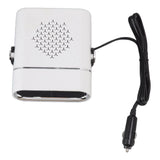 Car Heater Portable Fast Heating 360 Degree Rotation Car Heater Windscreen Defroster Defogger 12V White