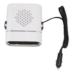 Car Heater Portable Fast Heating 360 Degree Rotation Car Heater Windscreen Defroster Defogger 12V White