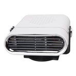 Car Heater Portable Fast Heating 360 Degree Rotation Car Heater Windscreen Defroster Defogger 12V White