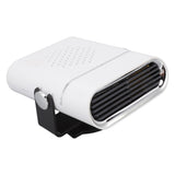 Car Heater Portable Fast Heating 360 Degree Rotation Car Heater Windscreen Defroster Defogger 12V White