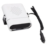 Car Heater Portable Fast Heating 360 Degree Rotation Car Heater Windscreen Defroster Defogger 12V White
