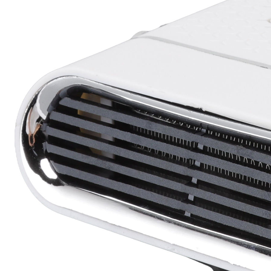 Car Heater Portable Fast Heating 360 Degree Rotation Car Heater Windscreen Defroster Defogger 12V White