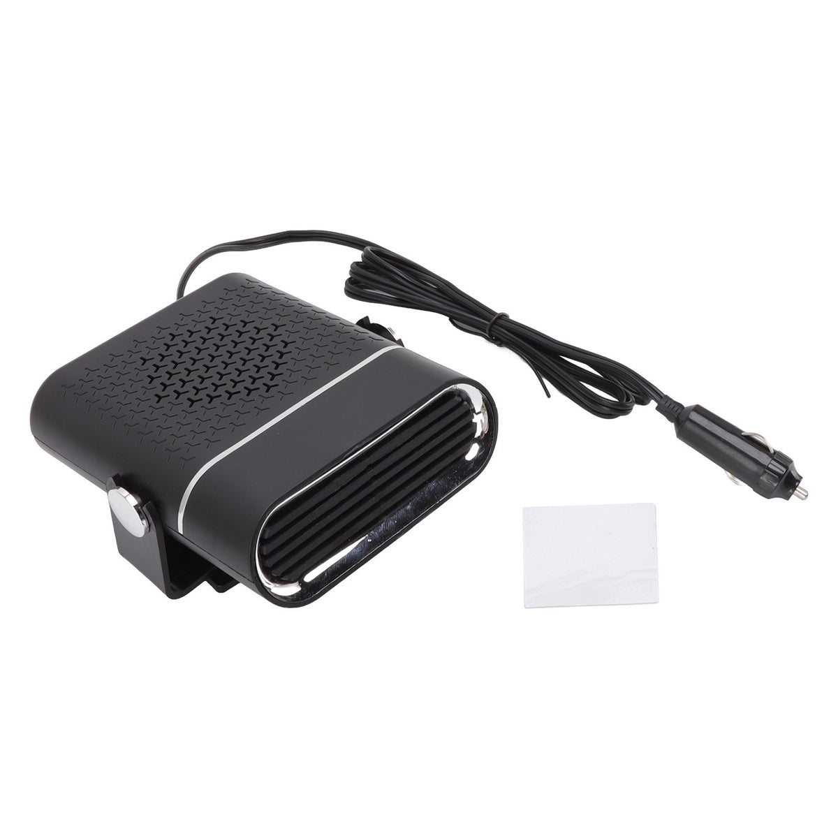 Car Heater Portable Fast Heating 360 Degree Rotation Car Heater Windscreen Defroster Defogger 12V Black