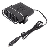 Car Heater Portable Fast Heating 360 Degree Rotation Car Heater Windscreen Defroster Defogger 12V Black
