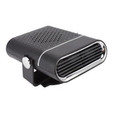 Car Heater Portable Fast Heating 360 Degree Rotation Car Heater Windscreen Defroster Defogger 12V Black