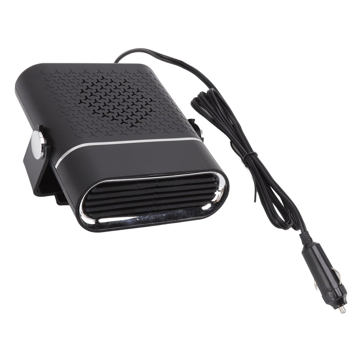 Car Heater Portable Fast Heating 360 Degree Rotation Car Heater Windscreen Defroster Defogger 12V Black